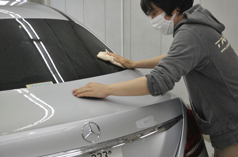 9.ベンツE220ｄ鉄粉除去
