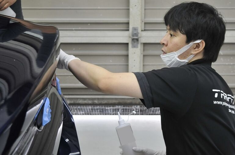 ｂｍｗ840ｄ　クレンジング施工2