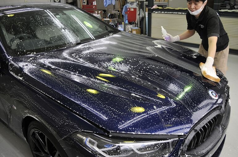 ｂｍｗ840ｄ　洗車