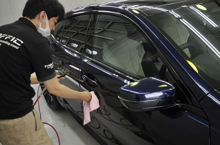 BMW840ｄ　ブロワー工程