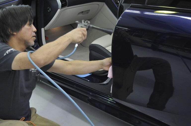 BMW840ｄ　ブロワー工程2