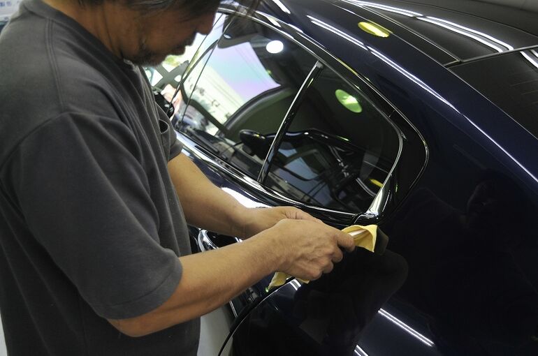 BMW840ｄ　隙間の清掃