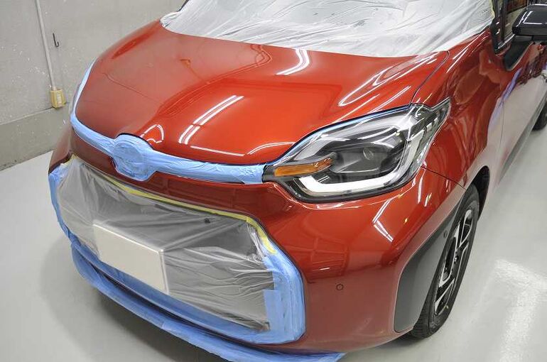 トヨタ　シエンタ　養生完了