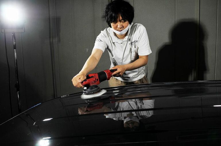 トヨタ　シエンタ　磨き施工