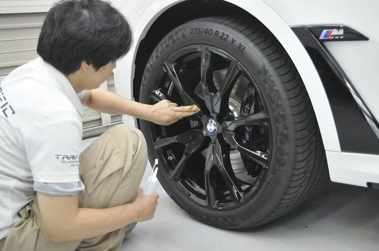 BMW X7　ホイールのコーティング