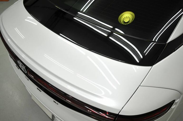 トヨタ　クラウン　クロスオーバー　コーティング施工完了　リアトランク部