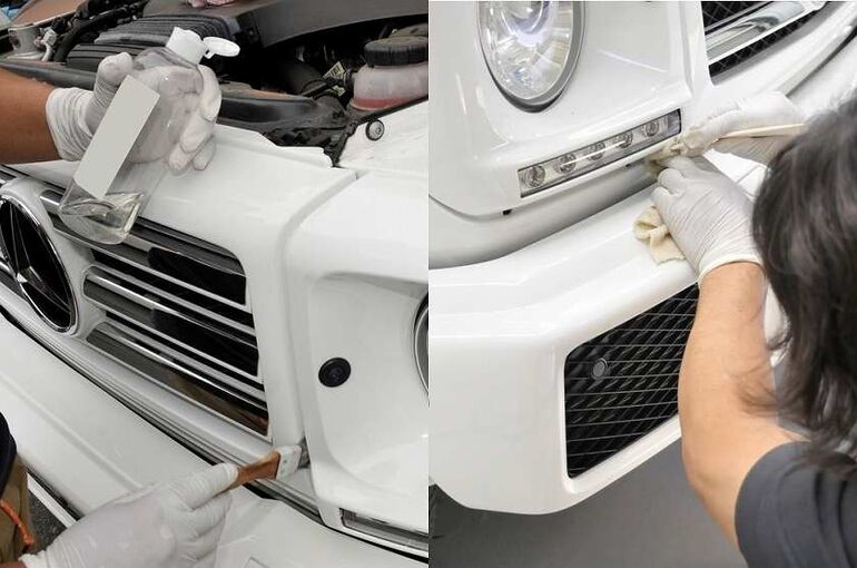 ゲレンデ細部清掃6