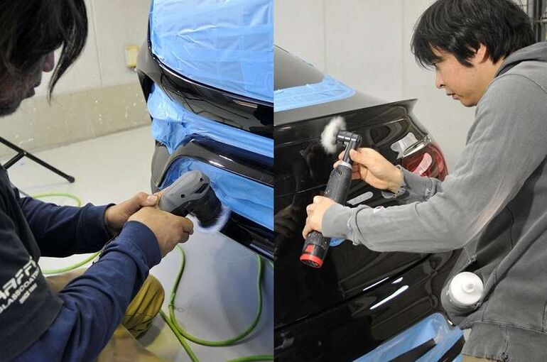 ＧＬＣ43ミニポリッシャー施工