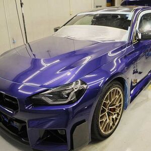 0.BMW M2 CS　カーコーティング施工中の画像