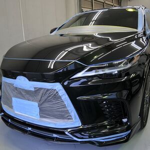 0.レクサスRX500ｈカーコーティング施工中の画像