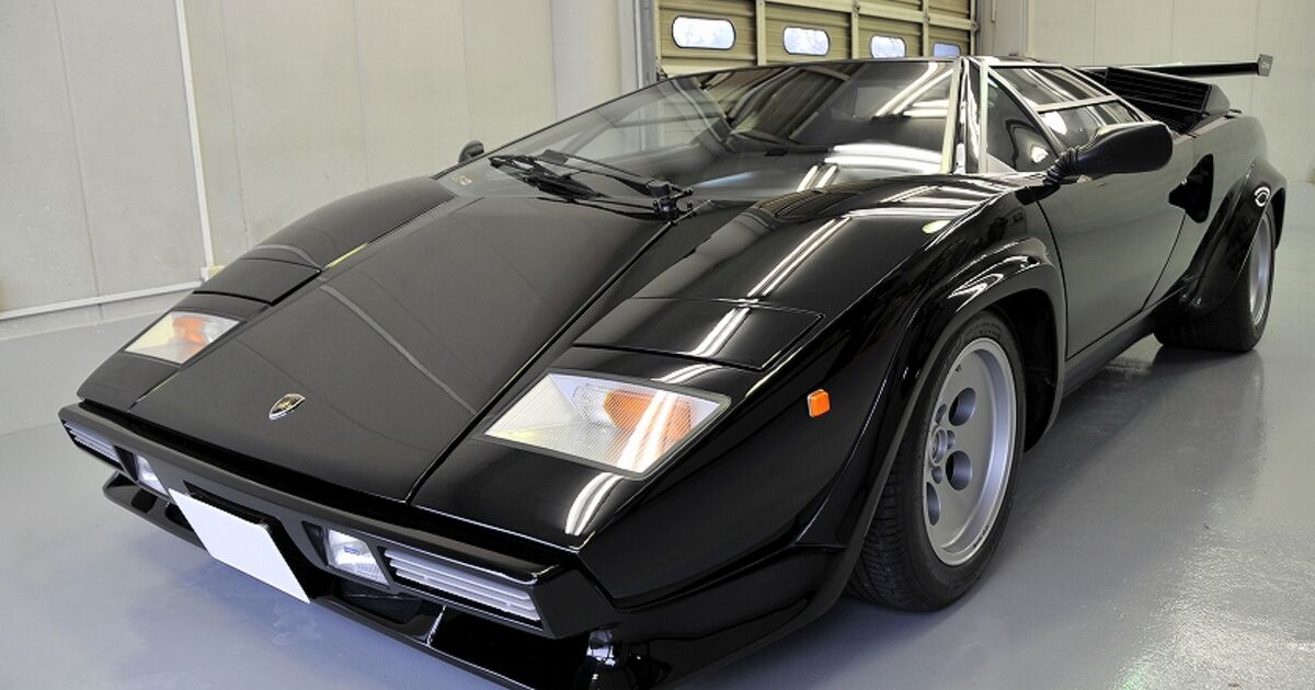 ランボルギーニ カウンタックLP5000QV ガラスコーティング 磨き